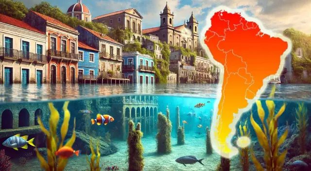 Conoce las ciudades sudamericanas que quedarían bajo el agua. Conoce las ciudades sudamericanas que quedarían bajo el agua.