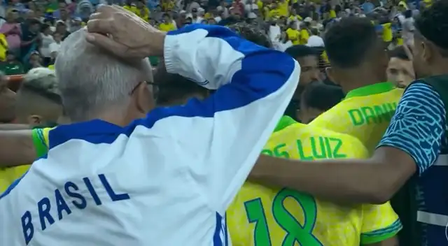Dorival Júnior captó la atención durante el Brasil vs Uruguay por la Copa América.