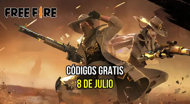 Nuevos códigos disponibles para canjear el lunes 8 de julio de 2024 en Free Fire.