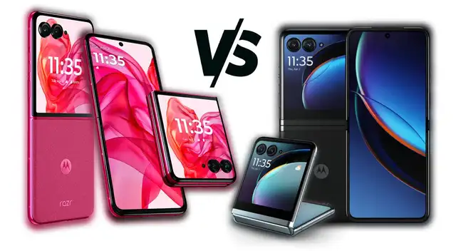Conoce las características y el precio de los celulares Razr 50 Ultra y Razr 40 Ultra.