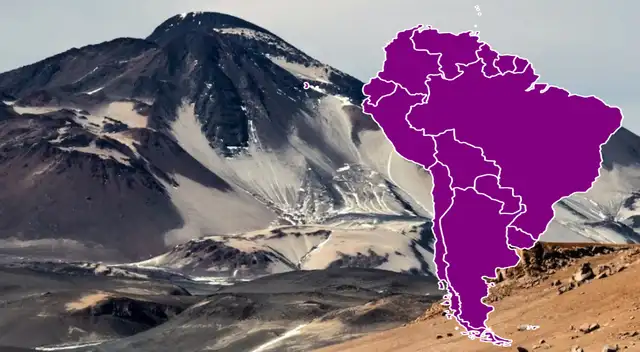 El volcán Ojos del Salado está a más de 6 mil metros sobre el nivel del mar y se encuentra rodeado por uno de los climas más áridos y extremos del mundo.