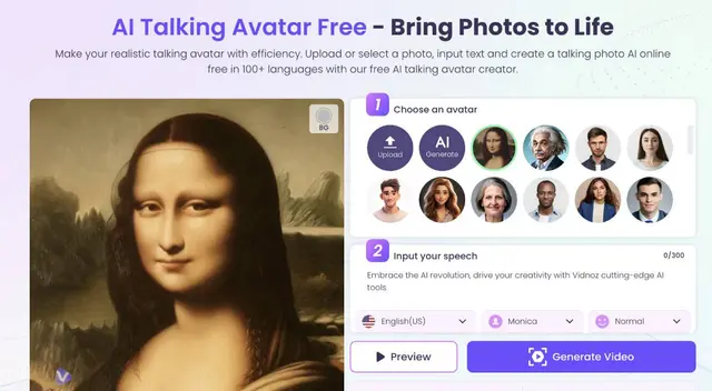 Edita y anima tus fotografías con Vidnoz AI, la plataforma que permite darle una foto las imágenes.