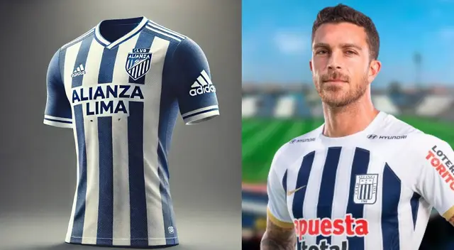 IA elabora modelo de cómo sería la camiseta de Alianza Lima si termina firmando por Adidas.