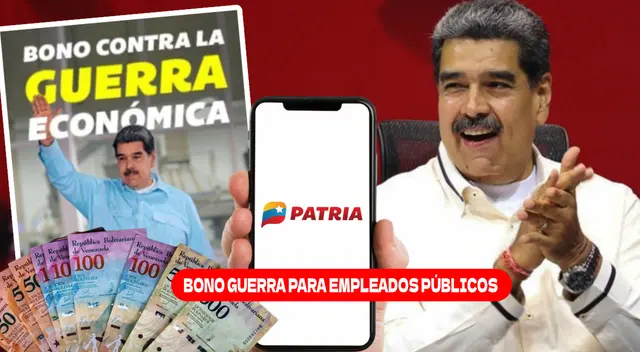 El Bono Guerra para trabajadores públicos llegará al Sistema Patria en julio 2024.