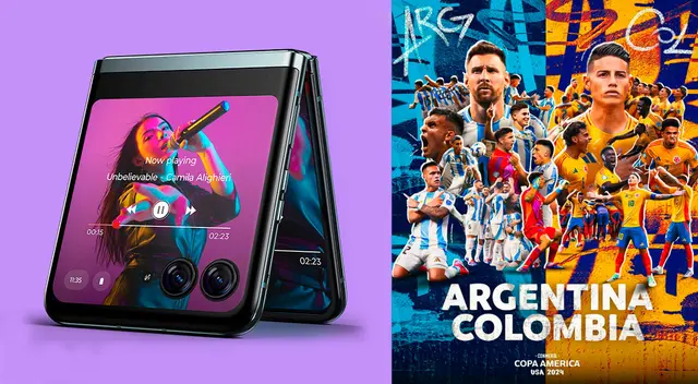 Conoce el Moto Razr 40 Ultra, el celular Motorola con enorme pantalla para ver la gran final de la Copa América USA 2024. Conoce el Moto Razr 40 Ultra, el celular Motorola con enorme pantalla para ver la gran final de la Copa América USA 2024.