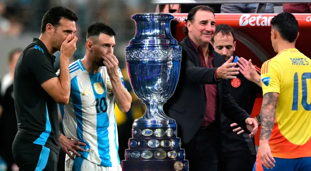 Estas son las alineaciones de Argentina y Colombia por la final de Copa América.