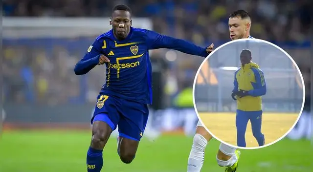 Luis Advíncula volvió a entrenar con Boca Juniors