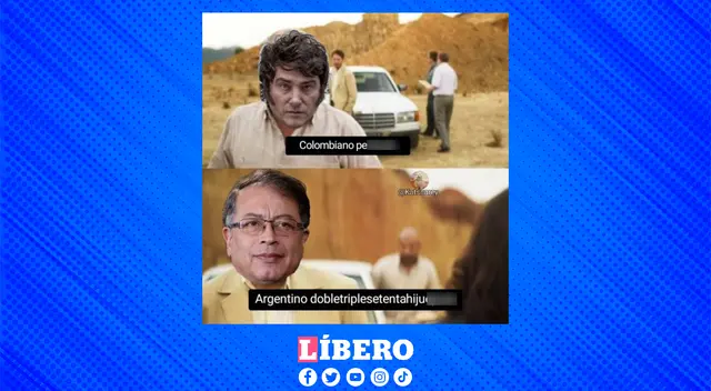 Los presidentes de Argentina y Colombia no faltaron en los memes.