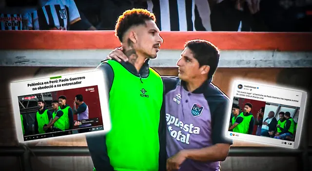 Paolo Guerrero en la mirada de toda la prensa internacional tras negarse a jugar.