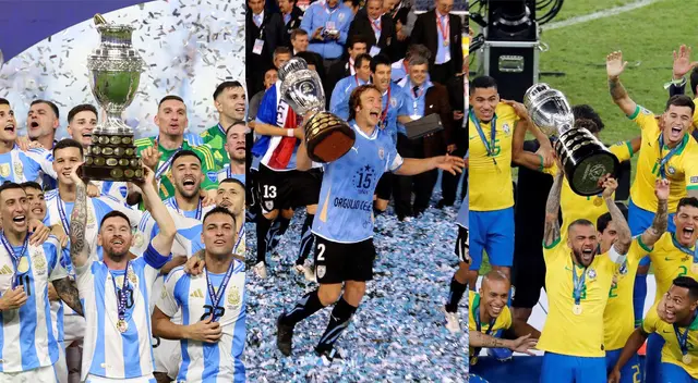 Conoce el palmarés de títulos de la Copa América 2024.