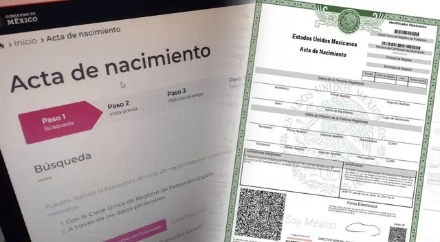Obtén tu copia certificada y actualizada del acta de nacimiento de México en línea.