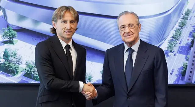 Luka Modric alargó su estancia en el Real Madrid Luka Modric alargó su estancia en el Real Madrid