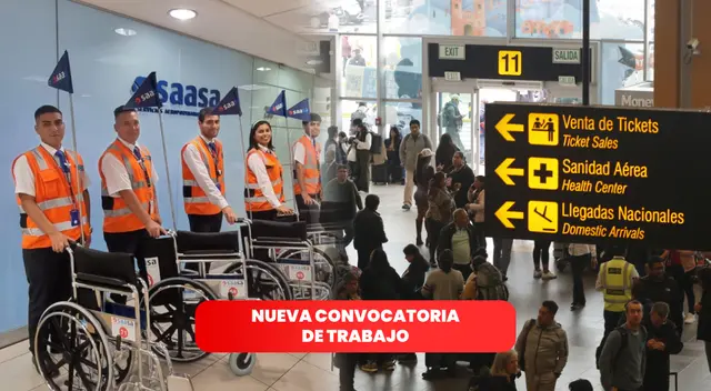 Revisa la nueva convocatoria de trabajo en el Aeropuerto Jorge Chávez Revisa la nueva convocatoria de trabajo en el Aeropuerto Jorge Chávez