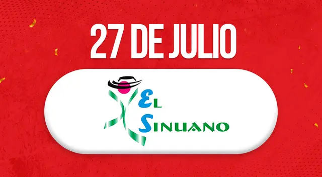 Sigue EN VIVO los resultados del Sorteo Sinuano Día y Noche de HOY, sábado 27 de julio. Sigue EN VIVO los resultados del Sorteo Sinuano Día y Noche de HOY, sábado 27 de julio.
