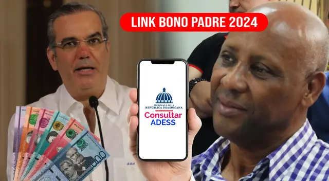 ADESS confirmó que no existe un LINK del Bono Padre 2024 en República Dominicana. ADESS confirmó que no existe un LINK del Bono Padre 2024 en República Dominicana.