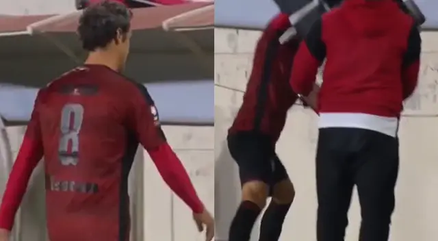 Horacio Orzán fue captado furioso durante el partido Universitario vs. Melgar. Horacio Orzán fue captado furioso durante el partido Universitario vs. Melgar.