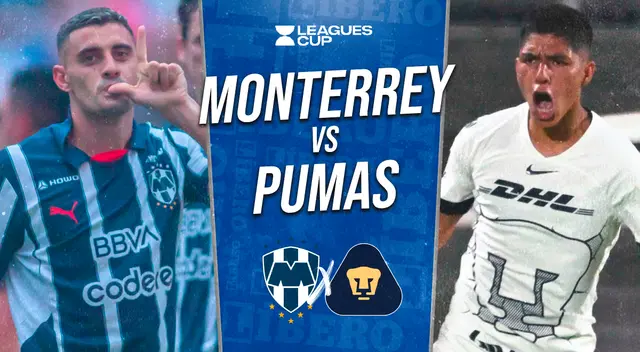 Monterrey y Pumas UNAM se enfrentan por el grupo A de la Leagues Cup 2024. Monterrey y Pumas UNAM se enfrentan por el grupo A de la Leagues Cup 2024.