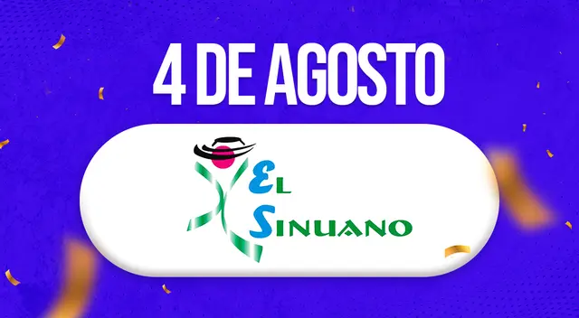 Sigue los resultados oficiales del Sinuano Día y Noche de este 04 de agosto del 2024. Sigue los resultados oficiales del Sinuano Día y Noche de este 04 de agosto del 2024.