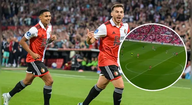 Marcos López dio una ASISTENCIA DE LUJO para el gol del Feyenoord frente al PSV Marcos López dio una ASISTENCIA DE LUJO para el gol del Feyenoord frente al PSV