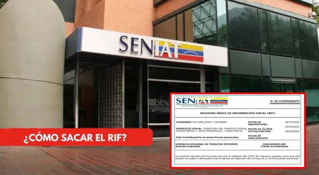 SENIAT: consulta cómo sacar el RIF en solo simples pasos SENIAT: consulta cómo sacar el RIF en solo simples pasos