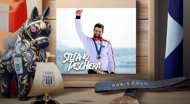 Stefano Peschiera subió al podio en las Olimpiadas de Paris 2024