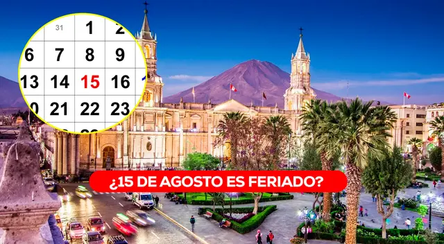 La población peruana quiere saber si el próximo 15 de agosto es feriado o día no laborable.