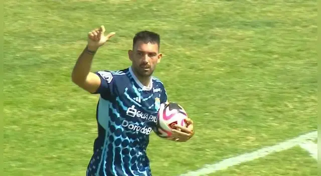 Martín Cauteruccio anotó el 1-1 para Sporting Cristal contra Grau y ya lleva 31 goles en el 2024