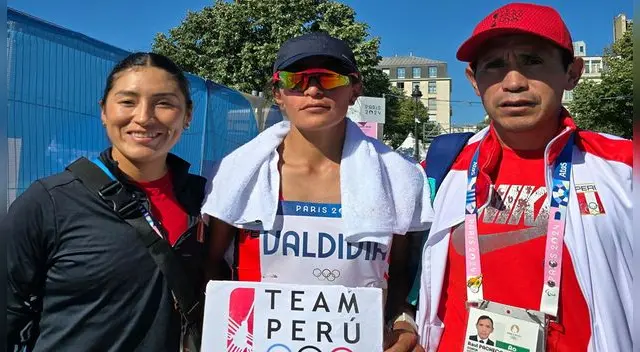 Thalia Valdivia se emocionó tras ser la primera latinoamericana en cruzar la meta en París 2024