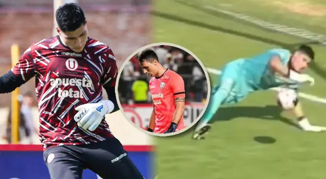 Diego Romero fue de las figuras en el empate de Universitario ante Sport Huancayo.