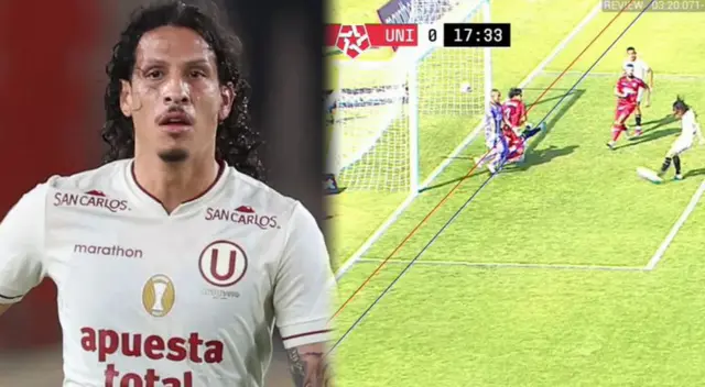 Williams Riveros marcó un gol en el empate de Universitario que fue anulado.