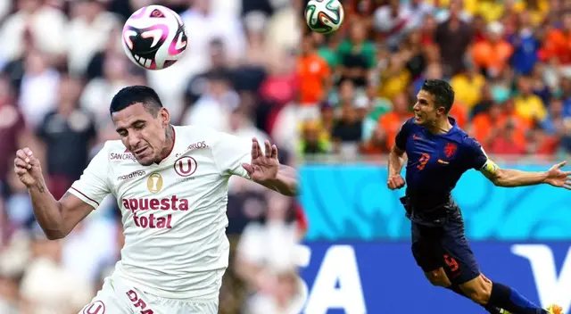 Alex Valera anotó un golazo de cabeza parecido al que hizo Van Persie años atrás.