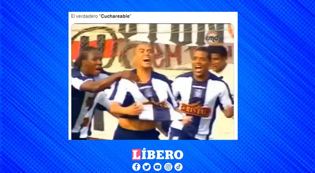 Los hinchas de Alianza Lima no tardaron en recordar a 'Cuchara' Viza.