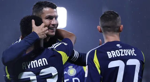 Cristiano Ronaldo y Ayman anotaron los goles de Al Nassr en la semifinal.