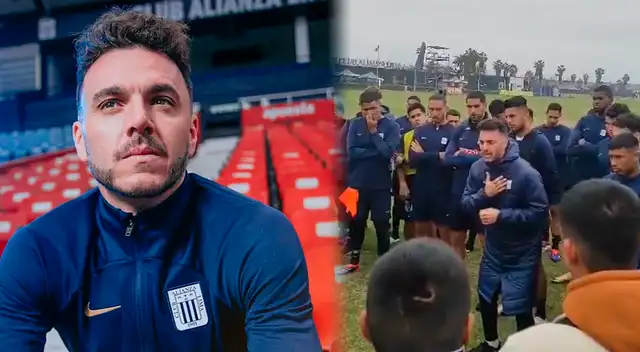 Mariano Soso habló con los hinchas de Alianza Lima previo al partido ante Cristal.