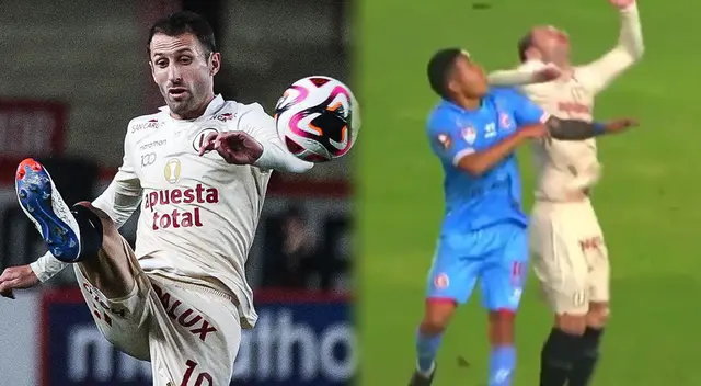 Calcaterra protagonizó una de las jugadas polémicas en el triunfo de Universitario. Calcaterra protagonizó una de las jugadas polémicas en el triunfo de Universitario.
