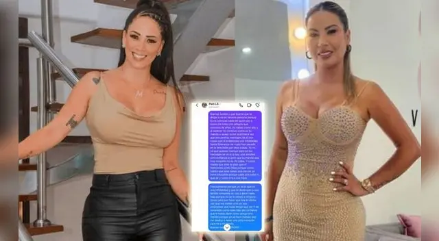 Melissa Klug le expuso a Pamela López su versión de los hechos tras ser involucrada con Cueva.