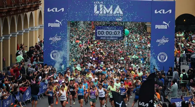 La Media Maratón de Lima comenzará en la Plaza de Armas de Lima. La Media Maratón de Lima comenzará en la Plaza de Armas de Lima.