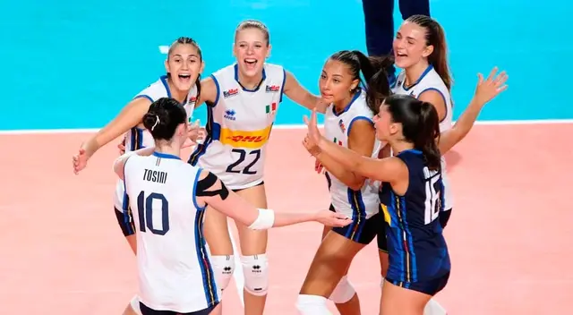 Italia se quedó con la medalla de bronce del Mundial de Vóley Sub 17 ante China Taipéi. Italia se quedó con la medalla de bronce del Mundial de Vóley Sub 17 ante China Taipéi.