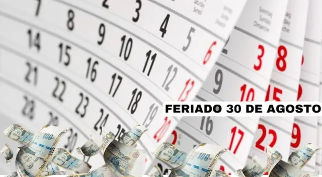 Feriado 30 de agosto: revisa cuál es el pago que debes recibir para este viernes Feriado 30 de agosto: revisa cuál es el pago que debes recibir para este viernes