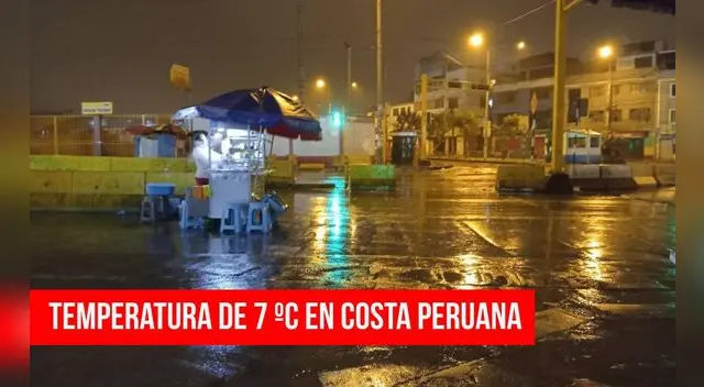 Conoce qué zonas del Perú se verán afectadas por la baja de temperatura.