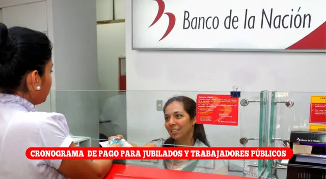 Cronograma de pago para jubilados y trabajadores públicos de setiembre.