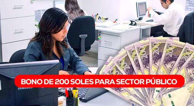 El sector público será beneficiario del apoyo económico de 200 soles, que se pagará por única vez. El sector público será beneficiario del apoyo económico de 200 soles, que se pagará por única vez.