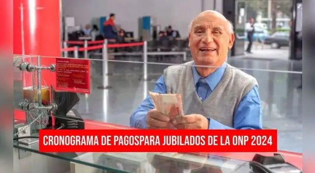 Conoce cuando te toca cobrar tu pensión de la ONP en setiembre de 2024.