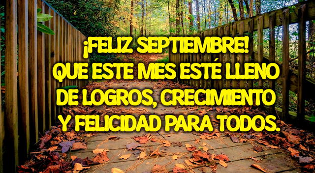 mes de septiembre