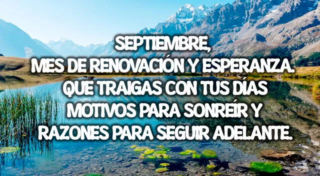 mes de septiembre