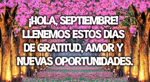 mes de septiembre