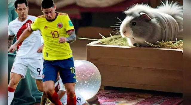 Conoce la predicción del Cuy Renato para el Perú vs Colombia.