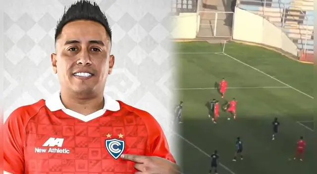 Christian Cueva anotó su primer gol con Cienciano