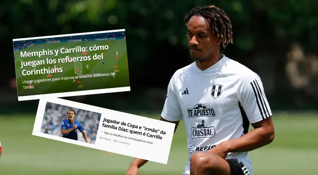 André Carrillo es noticia en la prensa brasileña. André Carrillo es noticia en la prensa brasileña.