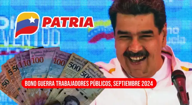 El Bono Guerra de trabajadores públicos, septiembre 2024, tendría un aumento.